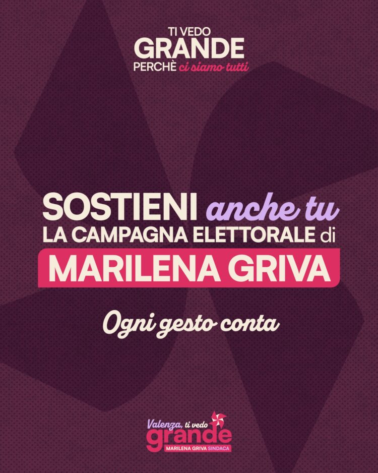 Sostieni la mia campagna elettorale, ogni gesto conta!