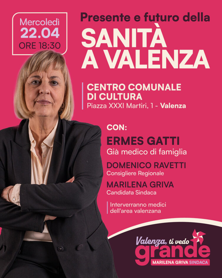 La sanità a Valenza non può più aspettare.