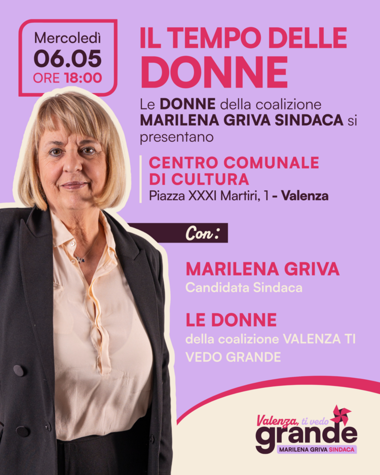 Il tempo delle donne: mercoledì 6 maggio ci presentiamo alla città